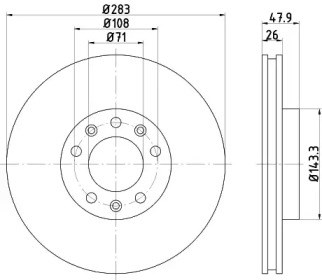 0986479C33 BOSCH Диск тормозной передний купить в Хмельницкий