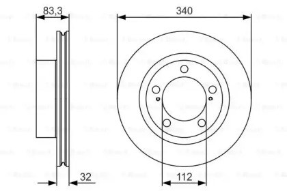 Ротор тормозной 0986479R29 BOSCH