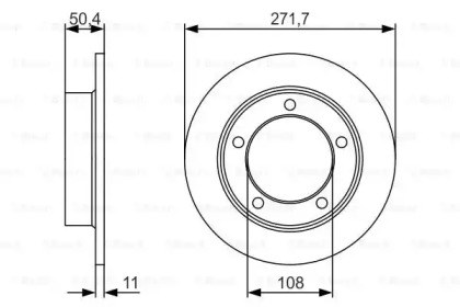 Передний тормозной диск ВАЗ NIVA 1