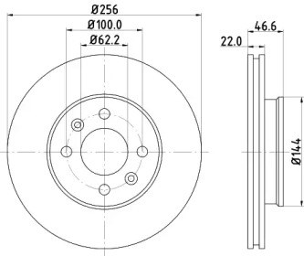 Тормоз дисковый передний 0986479R77 BOSCH