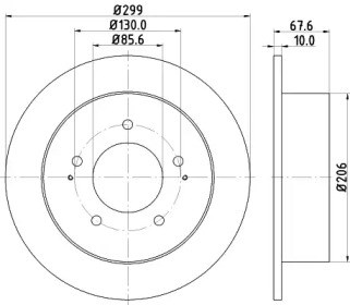 Тормозные диски 0986479U21 BOSCH