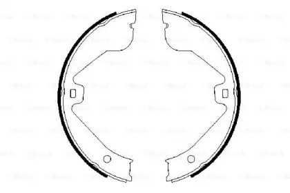 0986487705 BOSCH Колодки ручника (стояночного тормоза) купить в Запорожье