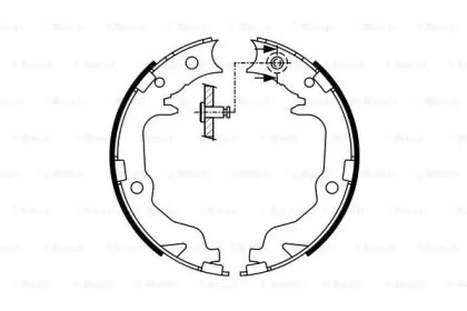 BOSCH 0986487766 Колодки ручника (стояночного тормоза) в наличии Одесса