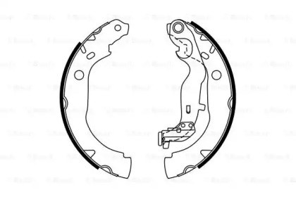 0986487774 BOSCH Задние барабанные колодки купить в Харьков