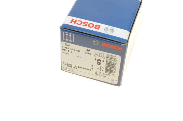 0986494497 BOSCH Колодки тормозные передние дисковые купить в Кривой Рог