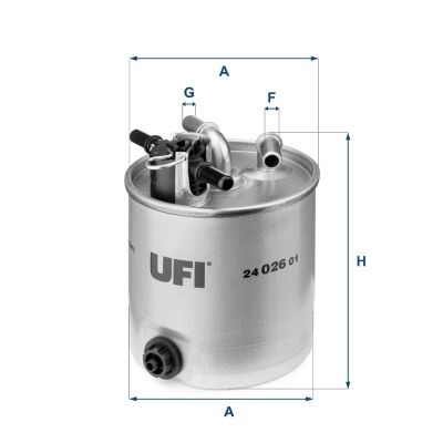 UFI 2402601 Фильтр топливный в наличии Киев