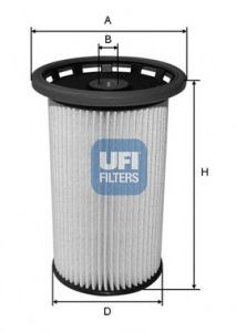 UFI 2602600 Топливный фильтр в наличии Черкассы