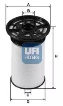 Фильтр-отстойник топлива грубой очистки 2607600 UFI
