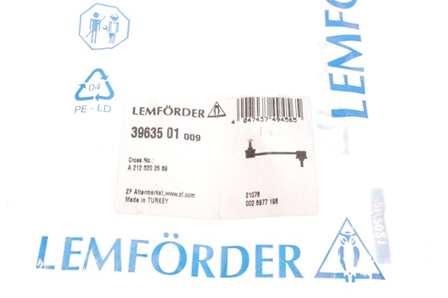 Солдатик стабилизатора, переднего, левый 3963501 LEMFORDER