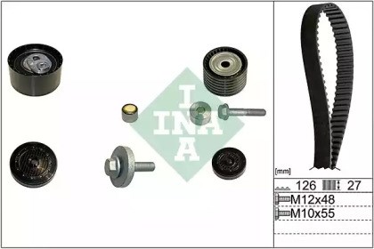 INA 530063810 Ремень ГРМ, комплект в наличии Николаев