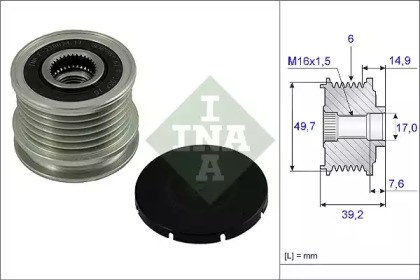 INA 535001510 Шкив генератора в наличии Киев