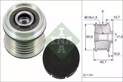 535002810 INA Шкив генератора купить в Тернополь