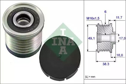535003010 INA Шкив генератора купить в Каменское