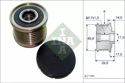 INA 535014610 Шкив генератора в наличии Хмельницкий