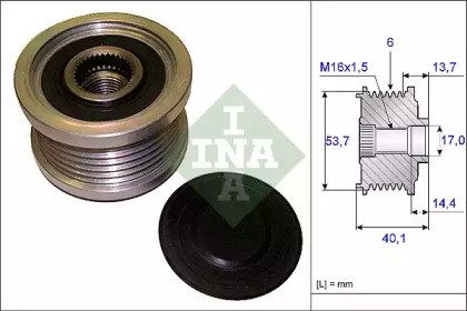INA 535020210 Шкив генератора в наличии Киев