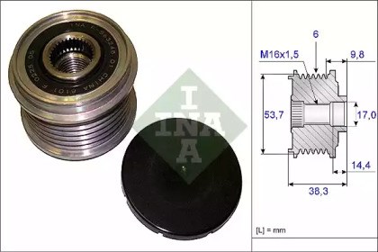 INA 535020310 Шкив генератора в наличии Одесса