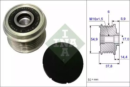 535021710 INA Шкив генератора купить в Хмельницкий