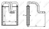 Радиатор печки (отопителя) 54335 NRF