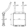 Радиатор печки (отопителя) 58147 NRF