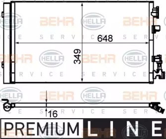 Конденсатор Renault Scenic GRAND 3