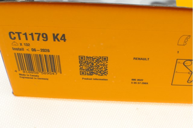 Ремень ГРМ, комплект CT1179K4 CONTINENTAL