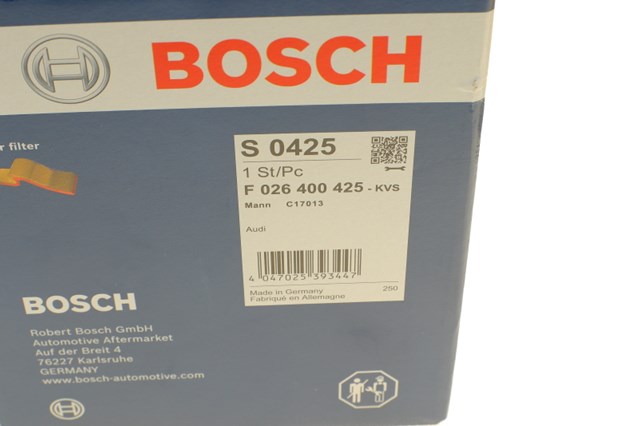 F026400425 BOSCH Воздушный фильтр купить в Ровно