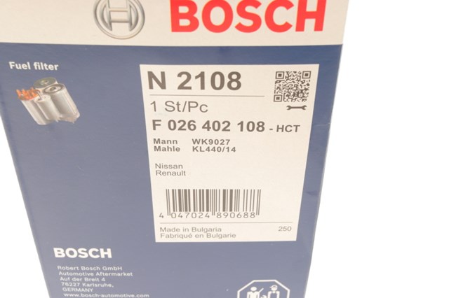 F026402108 BOSCH Фильтр топливный купить в Полтава