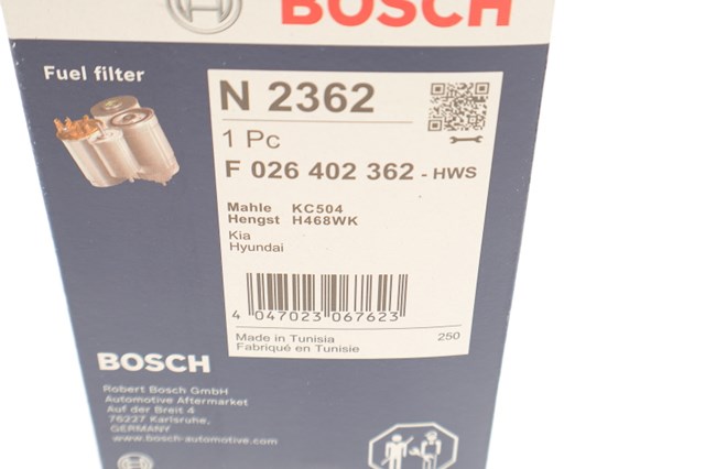 BOSCH F026402362 Топливный фильтр в наличии Украина