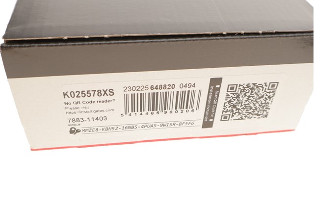 GATES K025578XS Комплект ГРМ в наличии Николаев
