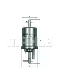 MAHLE KL1563 Топливный фильтр в наличии Харьков