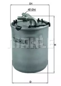 MAHLE KL778 Топливный фильтр в наличии Львов