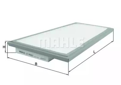 MAHLE LX18502 Фильтр воздушный в наличии Ирпень