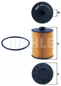 OX983D MAHLE Фильтр масляный купить в Черкассы