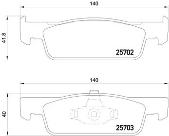 BREMBO P68059 Колодки тормозные передние дисковые в наличии Днепр