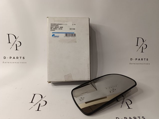 Стекло зеркала заднего вида, правого 0270257432 TEMPEST