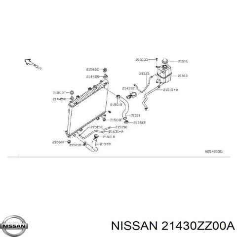 21430ZZ00A NISSAN Крышка расширительного бачка купить в Черновцы