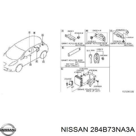 NISSAN 284B73NA3A Блок реле в наличии Николаев