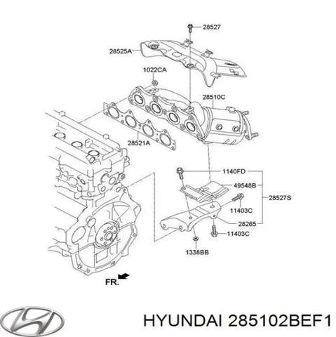 285102BEF1 HYUNDAI Катализатор купить в Одесса
