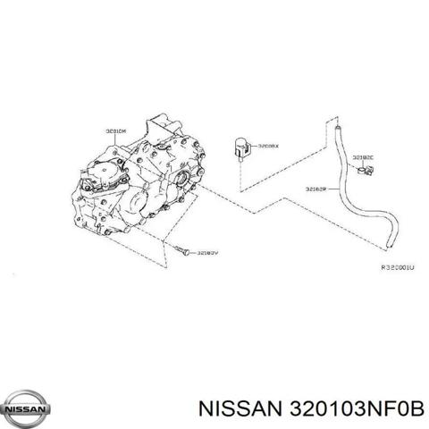 320103NF0B NISSAN АКПП в сборе (автоматическая коробка передач) купить в Ровно