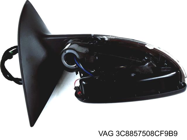 Зеркало заднего вида правое 3C8857508CF9B9 VAG