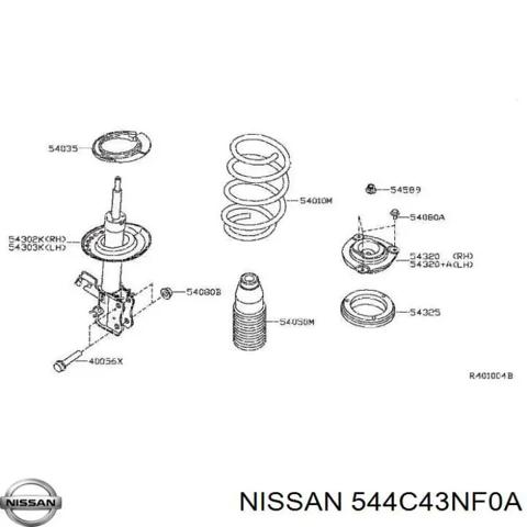 NISSAN 544C43NF0A Кронштейн передней балки в наличии Киев