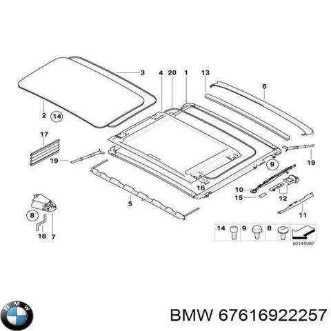 67616922257 BMW Мотор привода люка купить в Украина