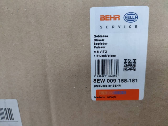 HELLA 8EW009158181 Мотор вентилятора печки (отопителя салона) в наличии Житомир