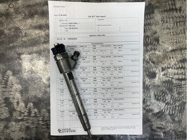 BOSCH 0445110582 Топливные форсунки в наличии Харьков