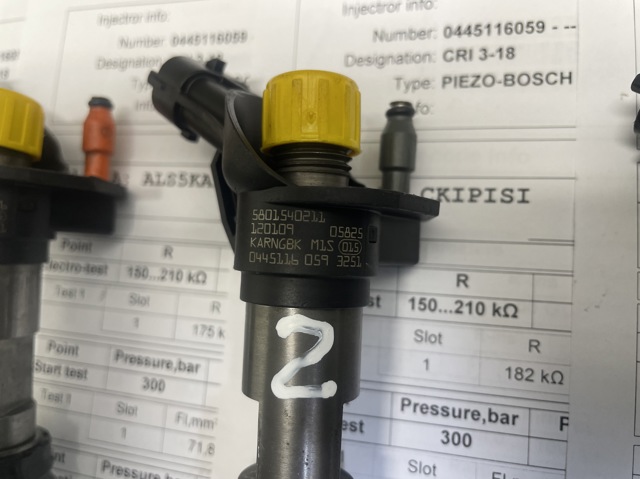 0445116059 BOSCH Форсунка впрыска топлива купить в Ирпень