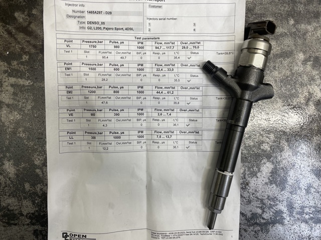 Топливные форсунки 1465A297 MITSUBISHI