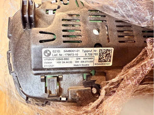 Приборная доска 62105A065A9 BMW