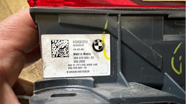 63217408737 BMW Фонарь задний левый внешний купить в Львов