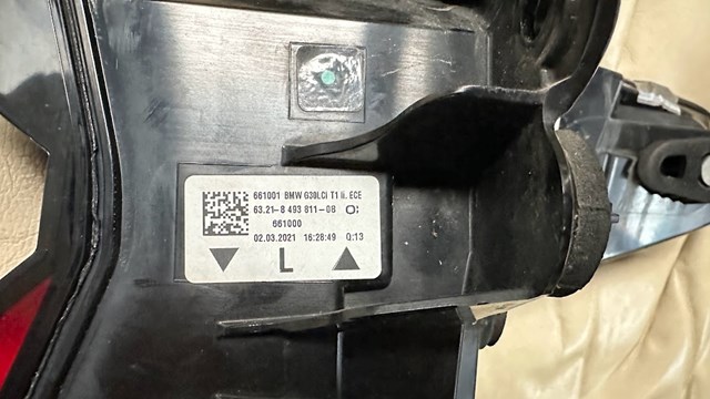 63218493811 BMW Фонарь задний левый внешний купить в Одесса