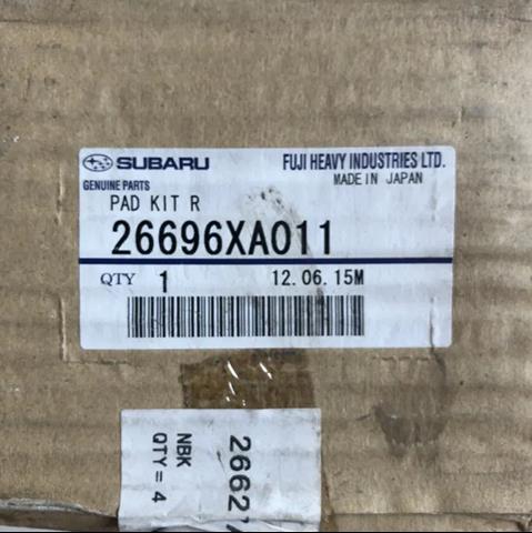 26696XA011 Задние тормозные колодки купить Ровно
